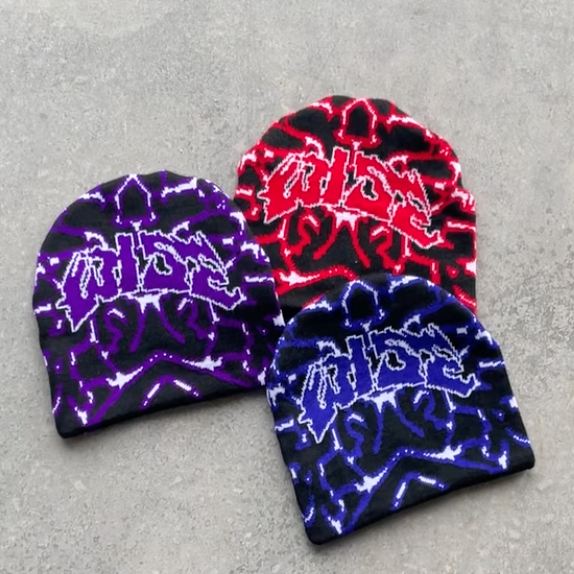 EVO BEANIE red/purple/blue