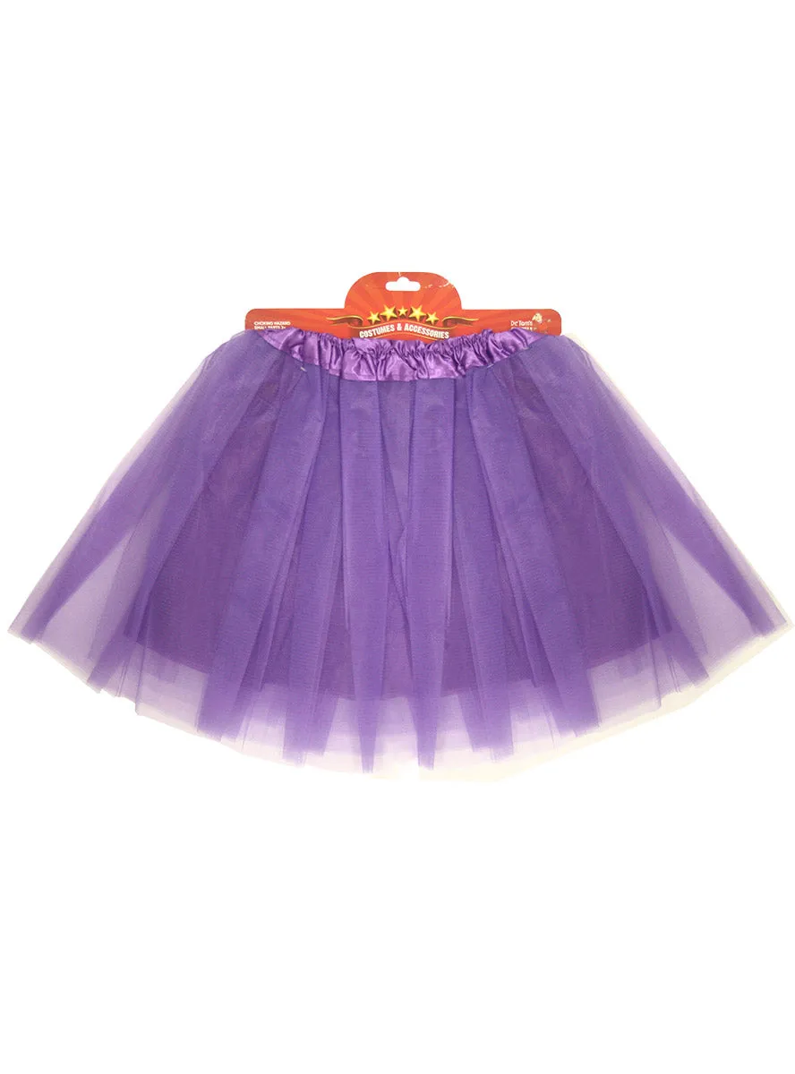 Basic Adults Purple 40cm Costume Tutu