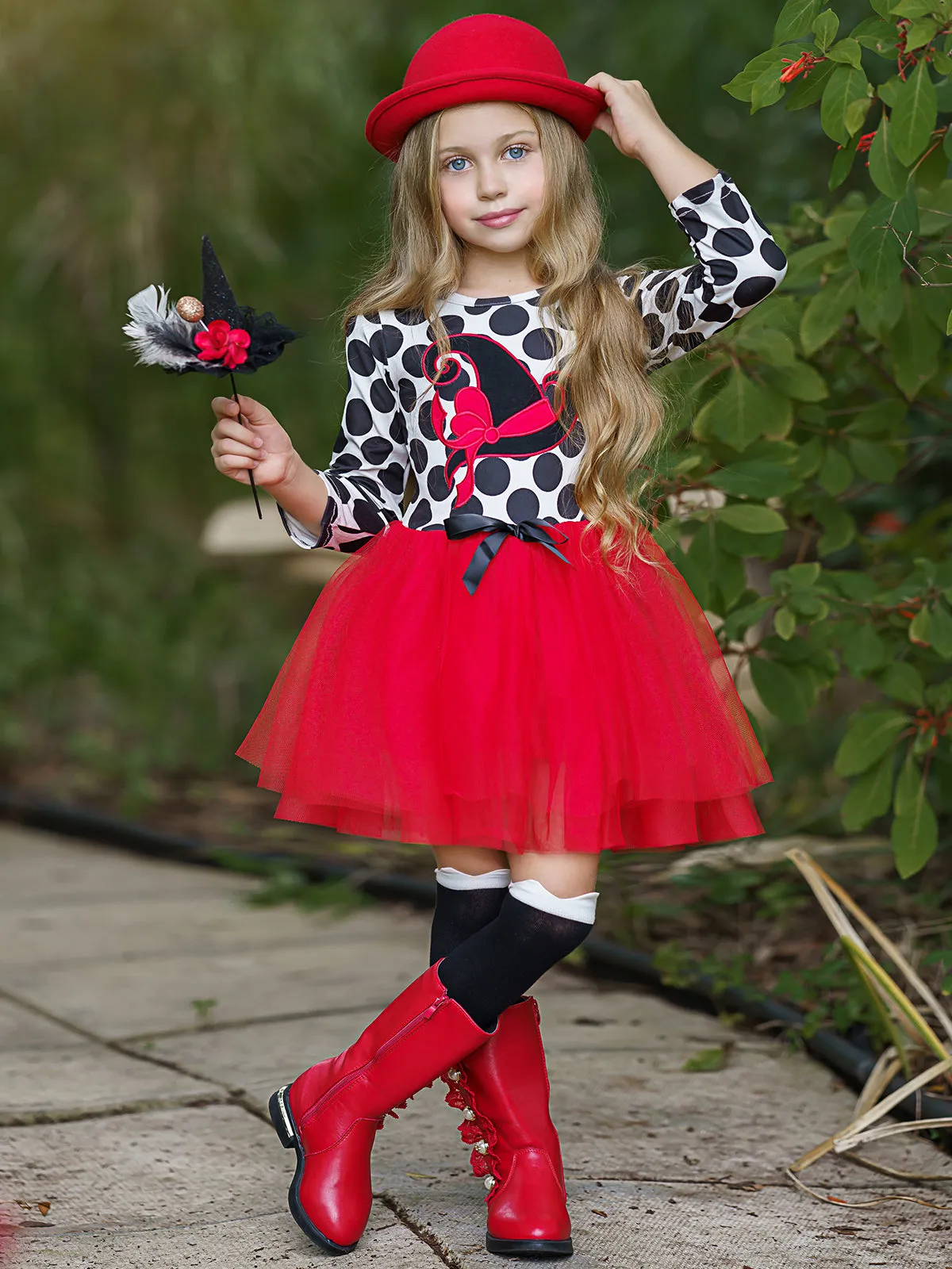 Be Witched Polka Dot Tutu Dress