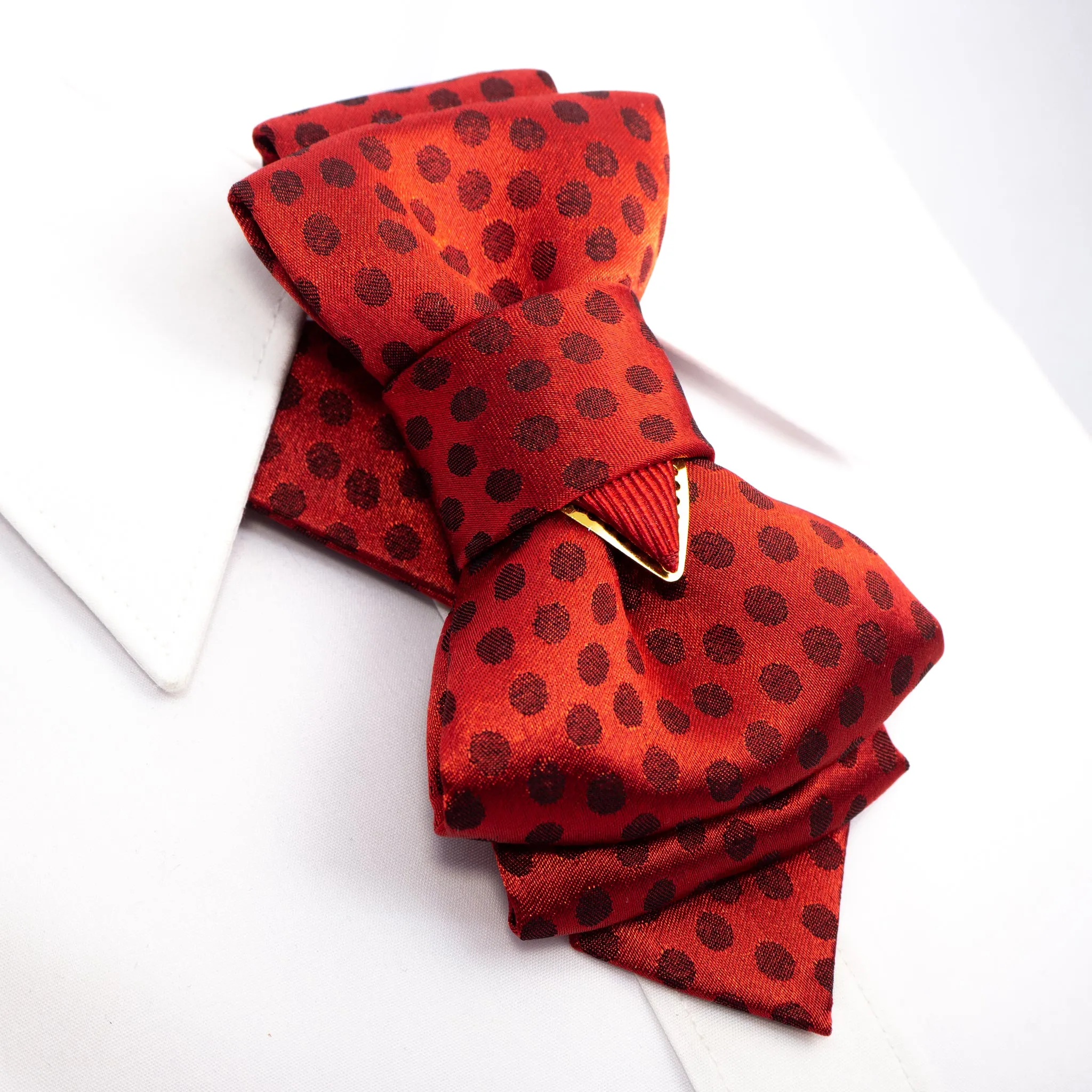 BOW TIE "RED CHAMPAGNE" FOR WOMEN