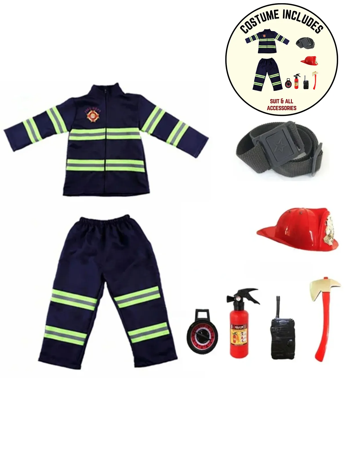 Boys Firefighter Halloween Costume