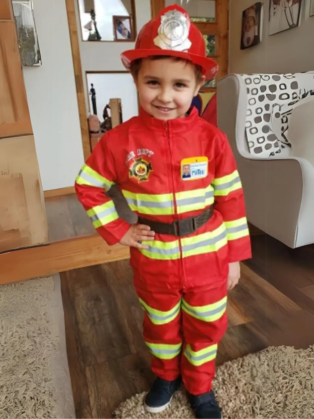 Boys Firefighter Halloween Costume