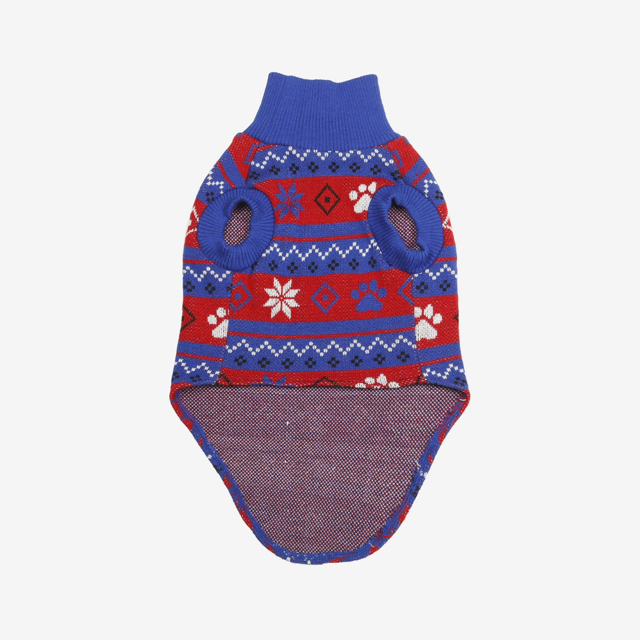 Buffalo Bills Knitted Holiday Dog Sweater