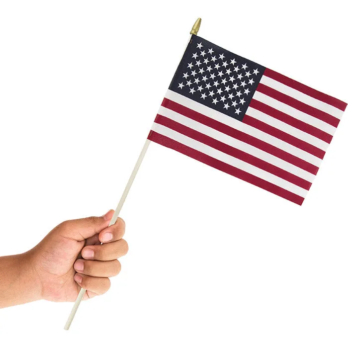 Bulk Medium Cloth American Flags (36 per Case)