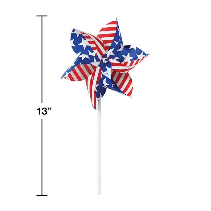 Bulk Patriotic Pinwheel (12 per Case)