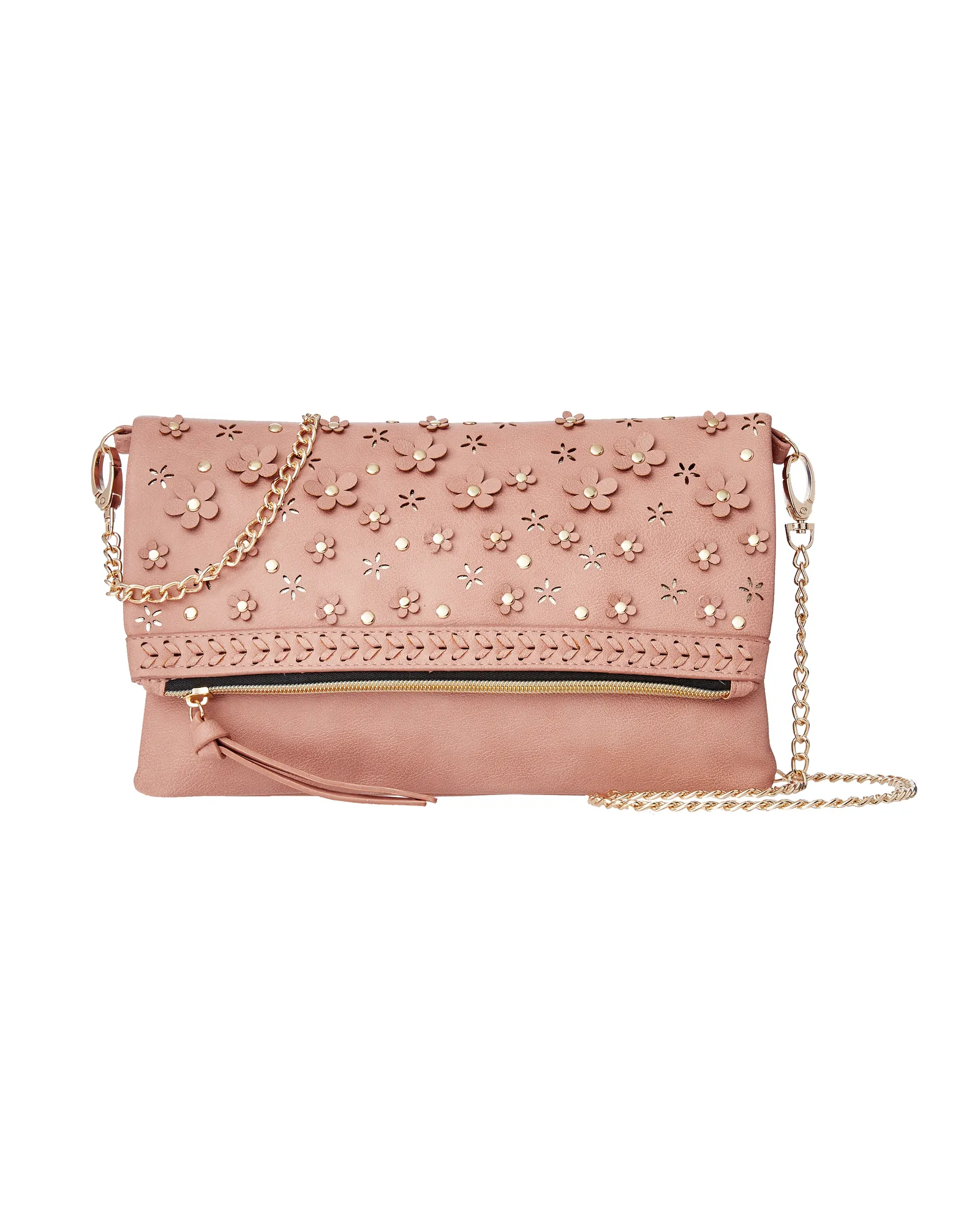 Cambridge Convertible Crossbody Clutch | Pink