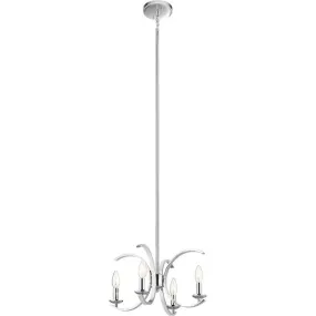 Cassadee Four-Light Pendant/ Semi-Flush Mount Ceiling Fixture