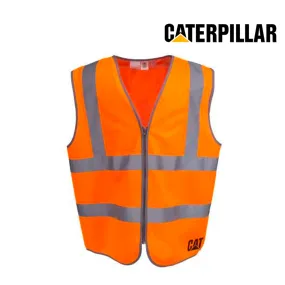 CATERPILLAR Men's Hi-Vis Zip Safety Vest 1320025