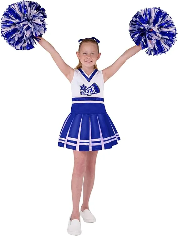 Cheerleader Costume for Girls, Blue