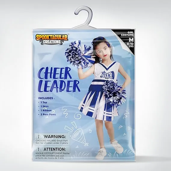 Cheerleader Costume for Girls, Blue