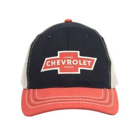 Chevy Red Logo Patch Hat - Black and Red