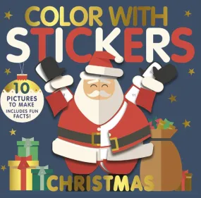 Color with Stickers Christmas Book