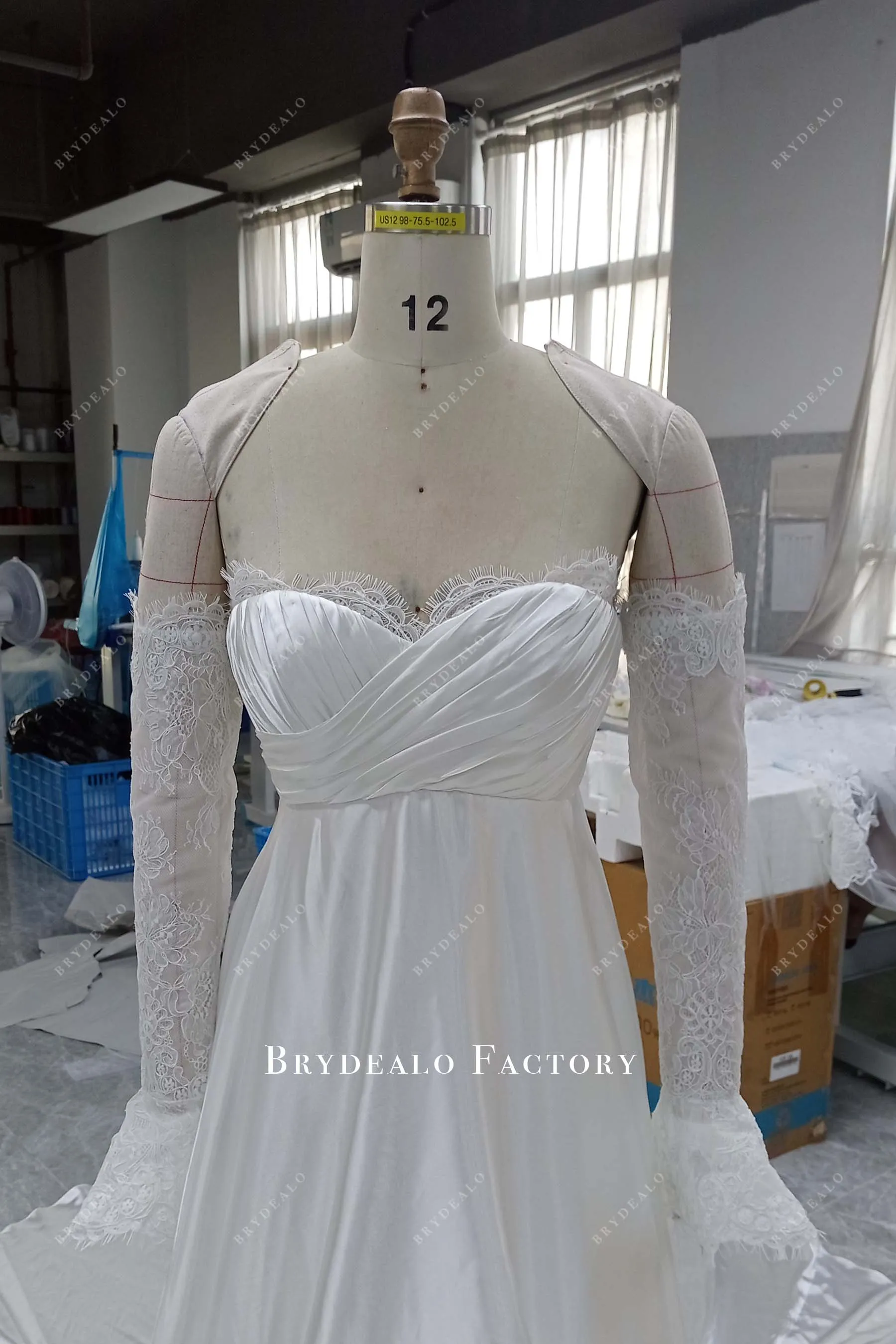 Custom Wholesale Charmeuse Pregnant Multi-Wear Bridal Dress