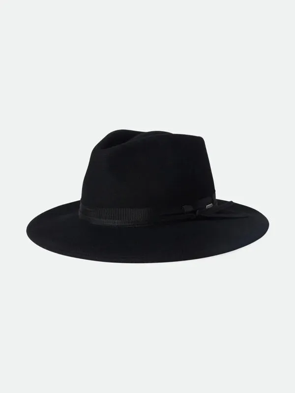 Dayton Convertible Brim Rancher Hat: Black/Black