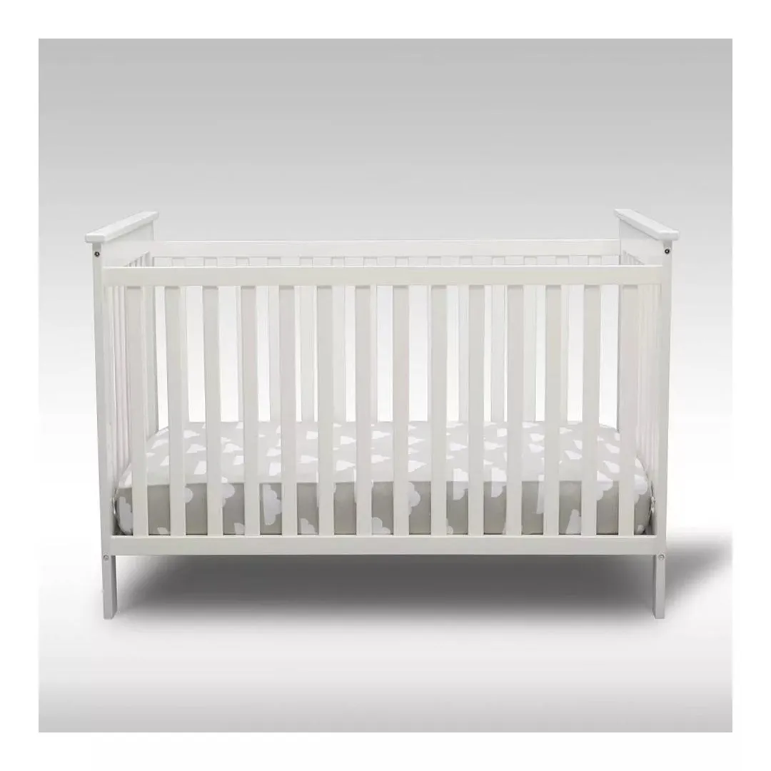 Delta Children Adley 3-in-1 Convertible Crib - Bianca White