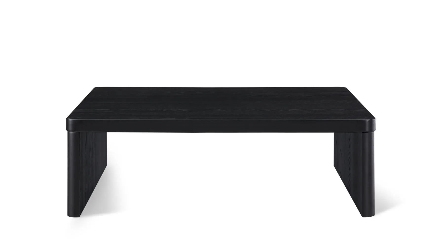 Form Coffee Table, Square, Black Oak