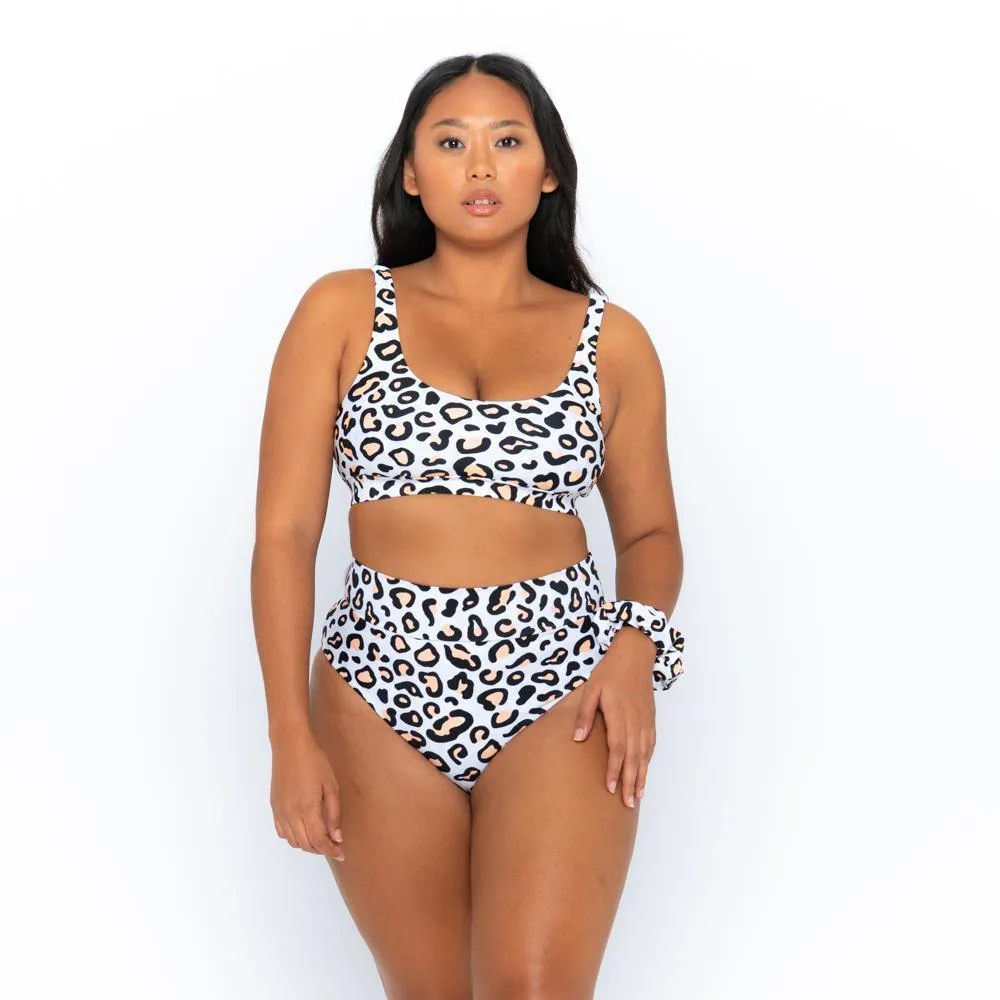 Ginger Bikini Bottom - Safari Leopard