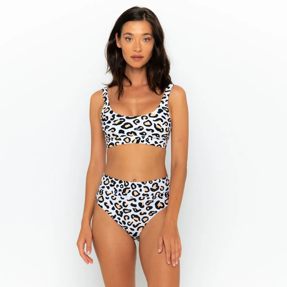 Ginger Bikini Bottom - Safari Leopard