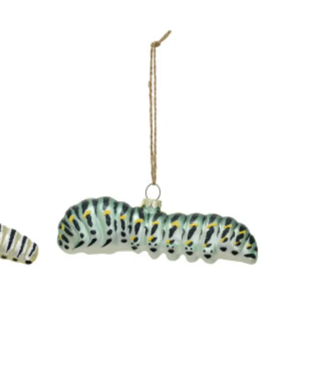 Green Caterpillar Ornament