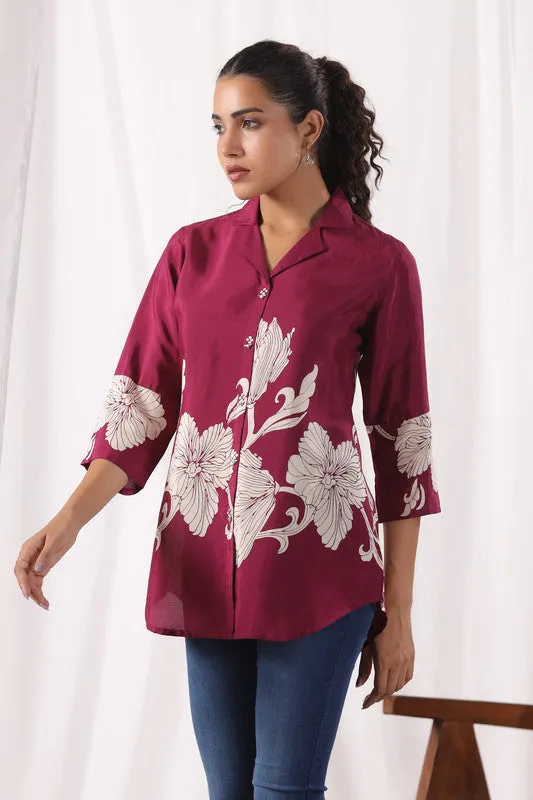 Island Reverie Plum Top