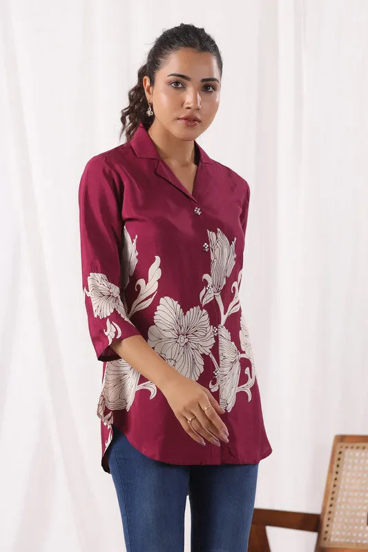 Island Reverie Plum Top