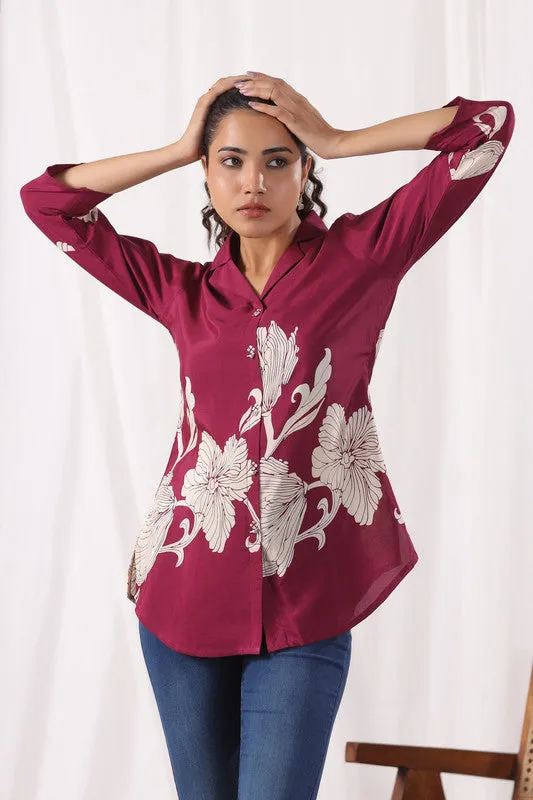 Island Reverie Plum Top