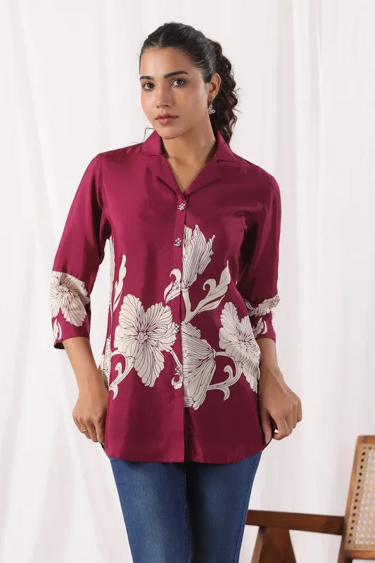 Island Reverie Plum Top