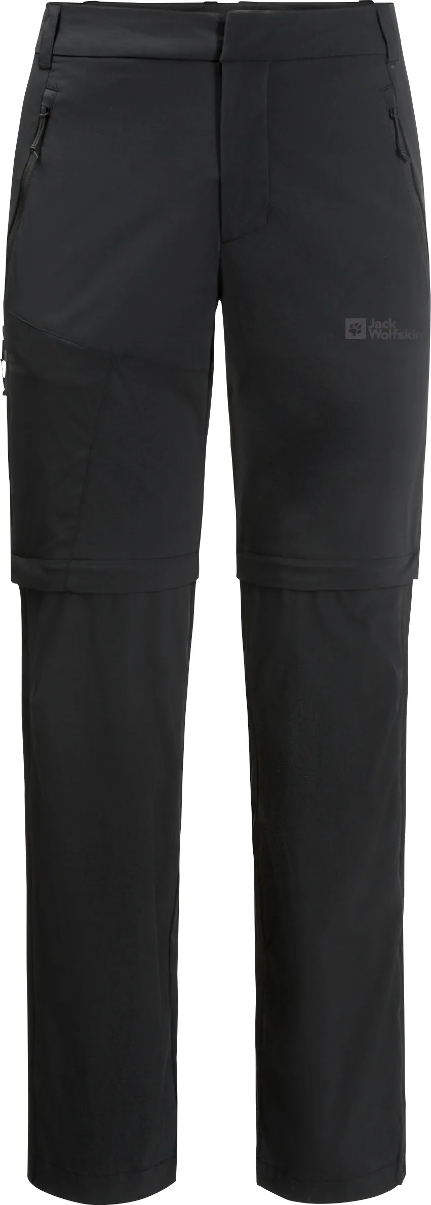 Jack Wolfskin Men&#x27;s Glastal Zip Away Pants Black | Buy Jack Wolfskin Men&#x27;s Glastal Zip Away Pants Black here | Outnorth