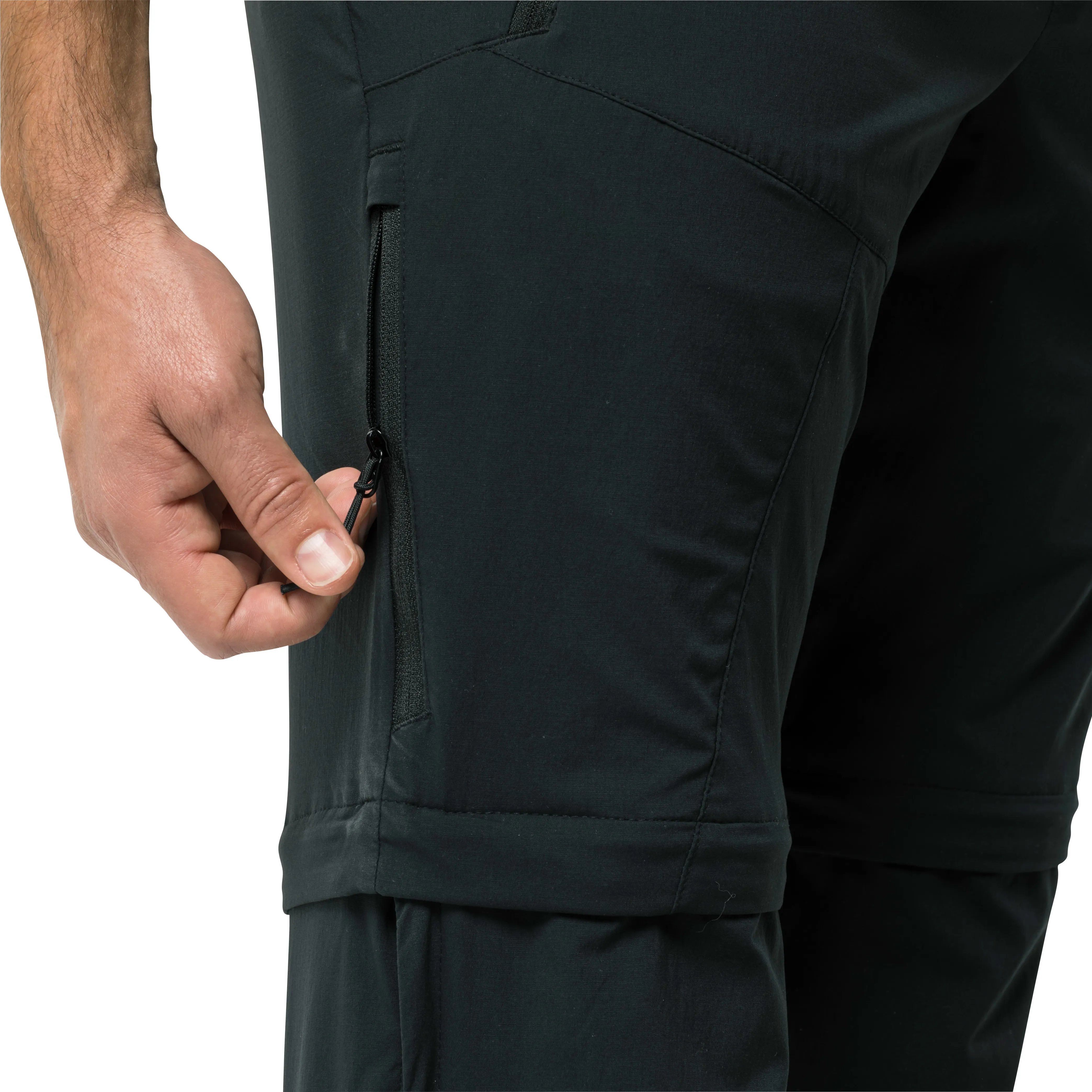 Jack Wolfskin Men&#x27;s Glastal Zip Away Pants Black | Buy Jack Wolfskin Men&#x27;s Glastal Zip Away Pants Black here | Outnorth