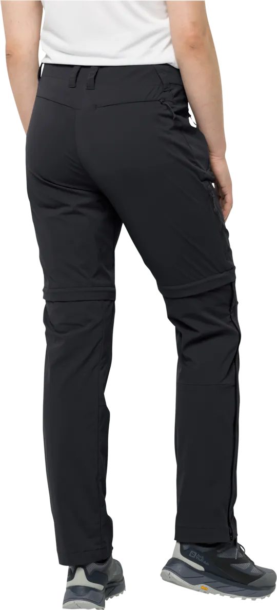 Jack Wolfskin Women&#x27;s Glastal Zip Away Pants Black | Buy Jack Wolfskin Women&#x27;s Glastal Zip Away Pants Black here | Outnorth