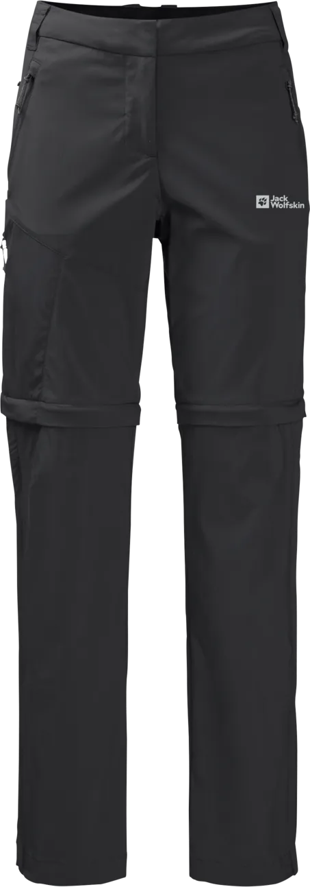 Jack Wolfskin Women&#x27;s Glastal Zip Away Pants Black | Buy Jack Wolfskin Women&#x27;s Glastal Zip Away Pants Black here | Outnorth