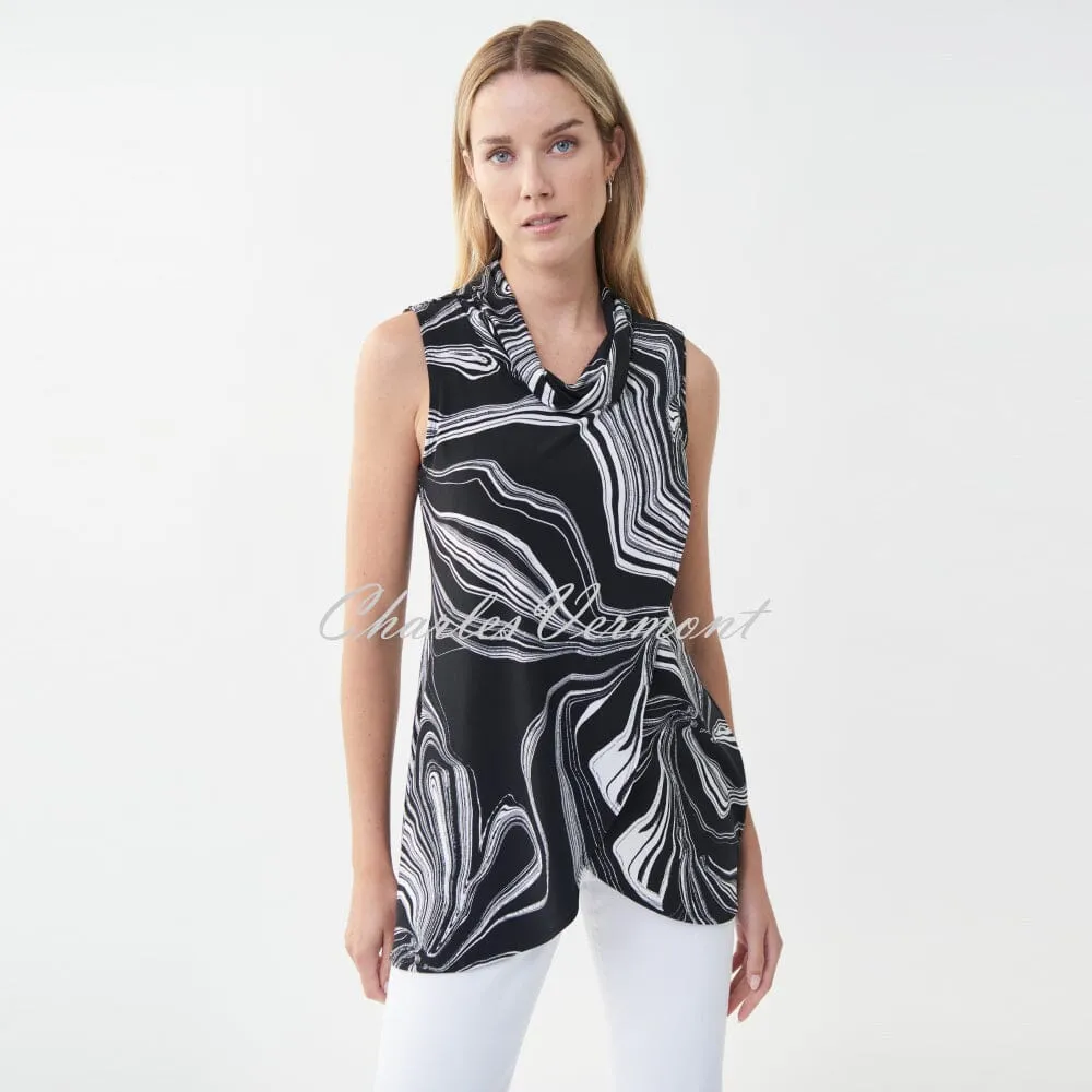 Joseph Ribkoff Cowl Neck Sleeveless Tunic – Style 222164