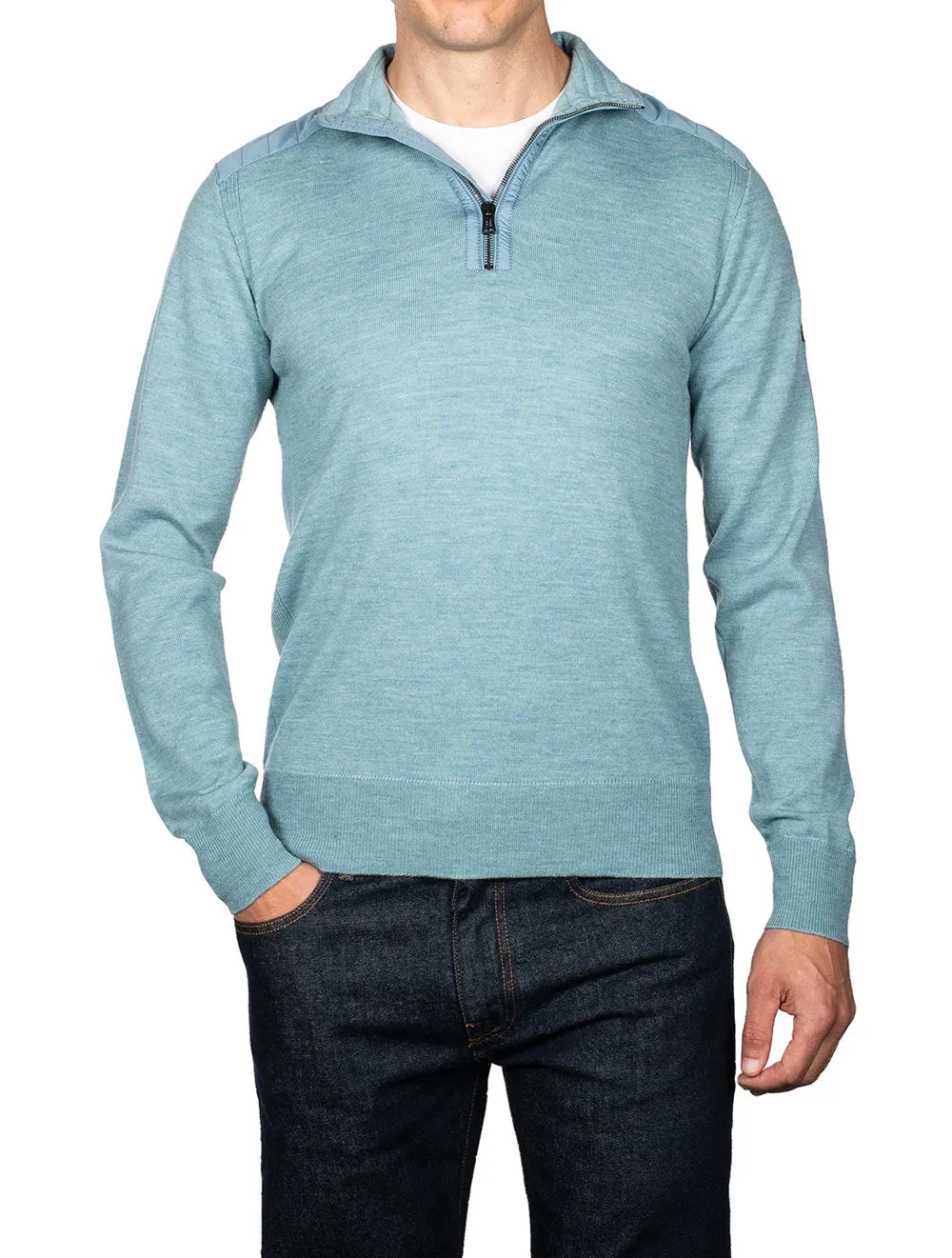 Kilmington Quarter Zip Arctic Blue