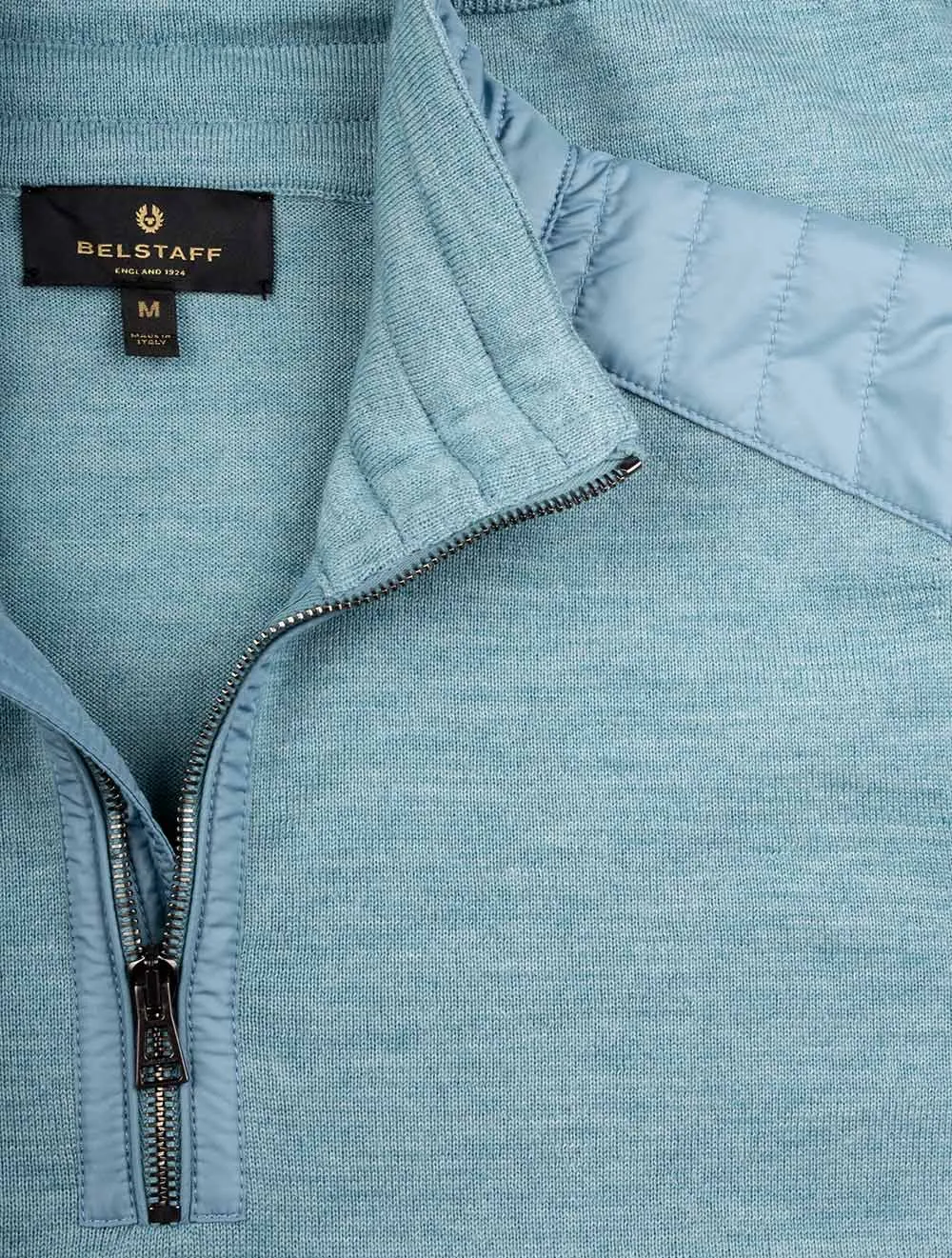 Kilmington Quarter Zip Arctic Blue