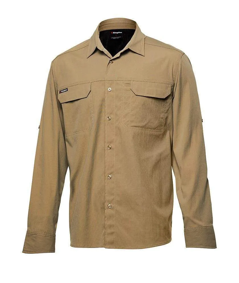 KingGee Drycool Long Sleeve Work Shirt K14023