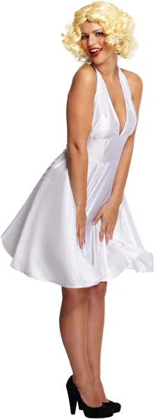 Ladies Celebrity Film Star Marilyn Monroe Fancy Dress Costume