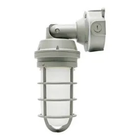 LED Vapor Tight Utility Light 2000lm 20W 80CRI 5000K 120-277V Gray IP65