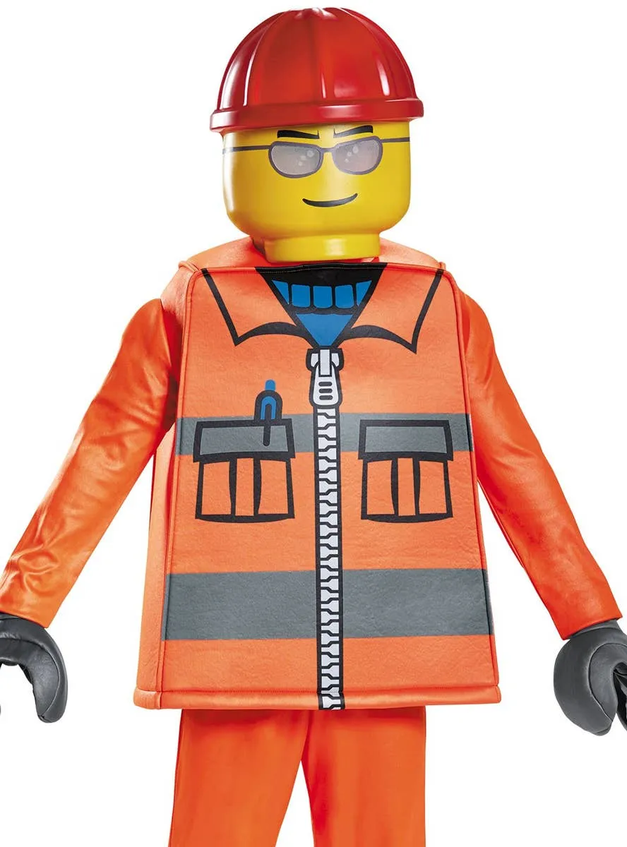 Lego Construction Worker Deluxe Boys Costume