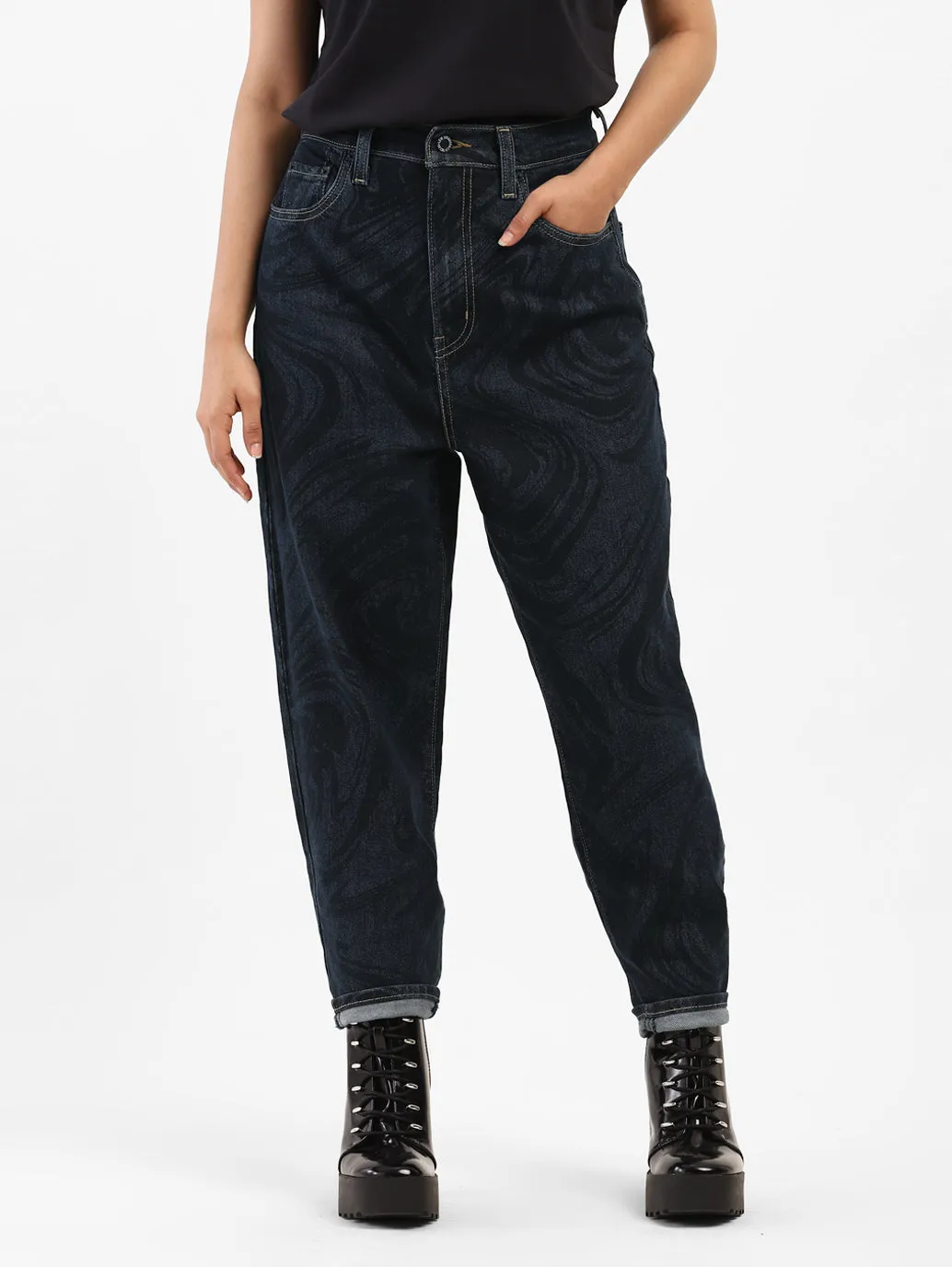 Levi's x Deepika Padukone High Rise Tapered Fit Jeans