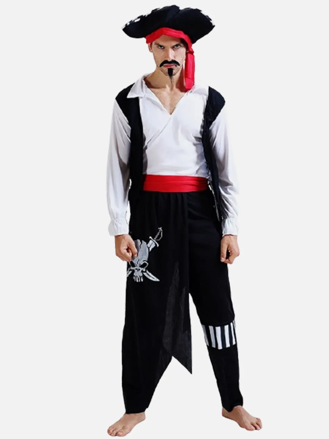 Little Surprise Box Pirates theme Adults Halloween Costume Dress Up - one size