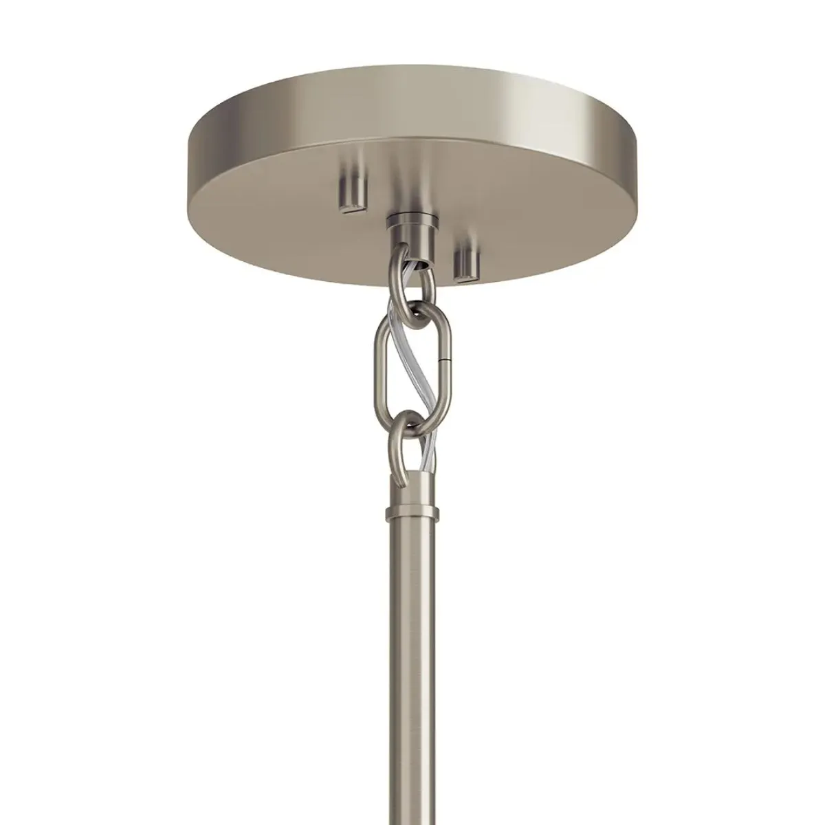 Madden 20" 4-Light Convertible Chandelier, Brushed Nickel Finish