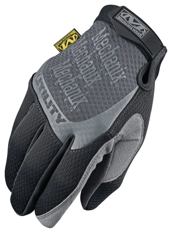 Mechanix Wear H15-05-009 Work Gloves, Men's, M, 9 in L, Reinforced Thumb, Hook-and-Loop Cuff, Synthetic Leather, Black