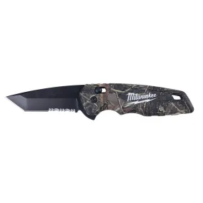 Milwaukee Fastback 7-3/4 in. Flip Folding Spring Assisted Pocket Knife Camouflage 1 pk