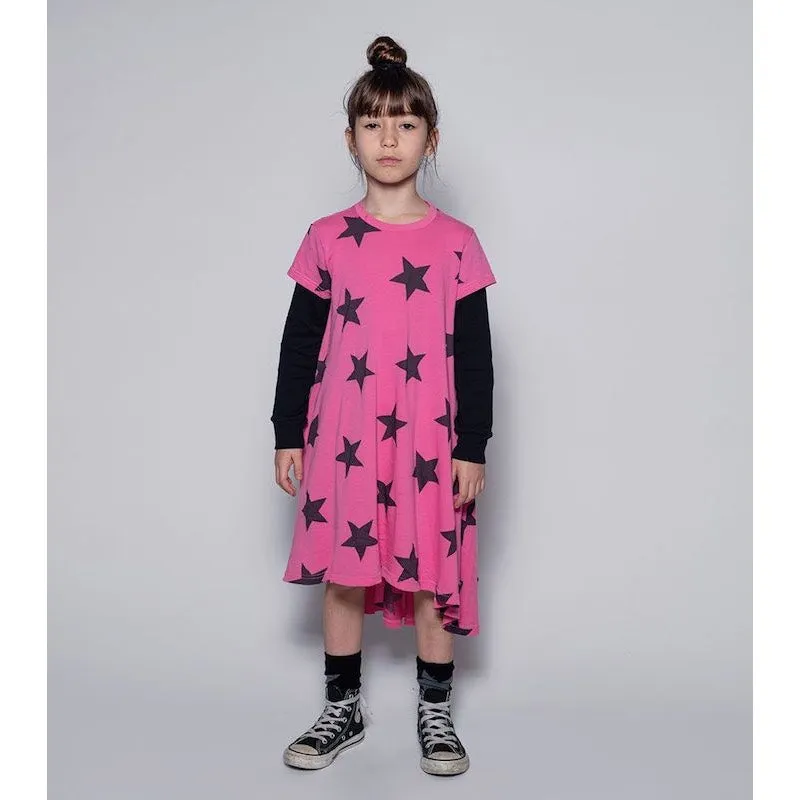 NUNUNU Star 360 Dress Black