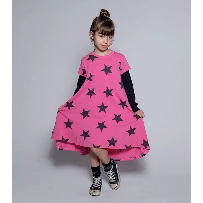 NUNUNU Star 360 Dress Black