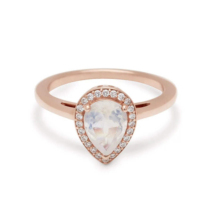 Pear Rosette Ring (Size 6) - Was <s> $6,150 </s>