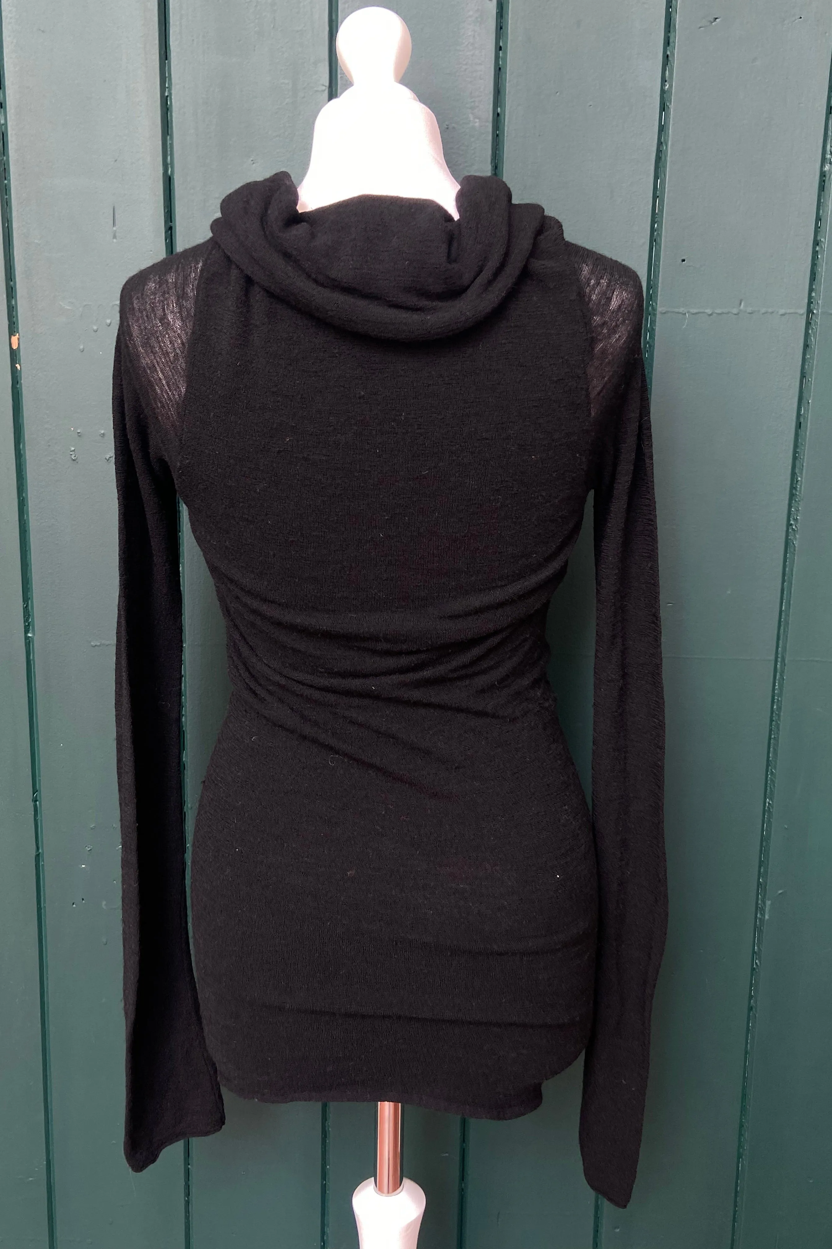 Re-Wear Sarah Pacini Long Sleeved Double Roll Down Neck Sweater