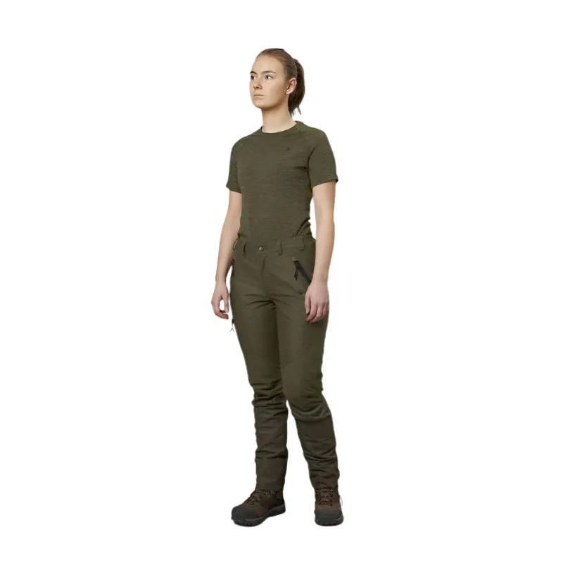 Seeland Avail Ladies SEETEX Waterproof Trousers - Pine Green Melange