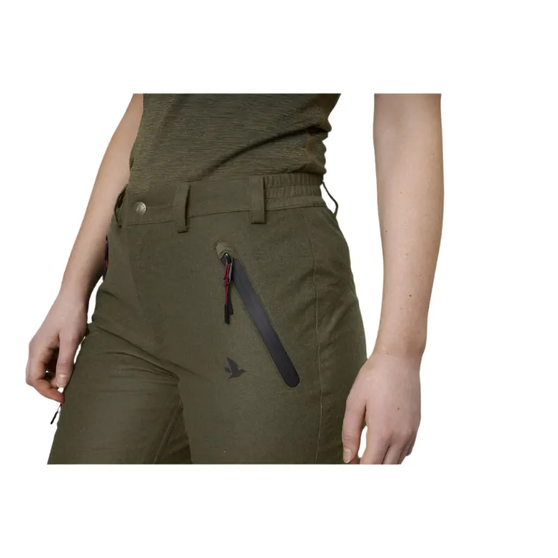 Seeland Avail Ladies SEETEX Waterproof Trousers - Pine Green Melange