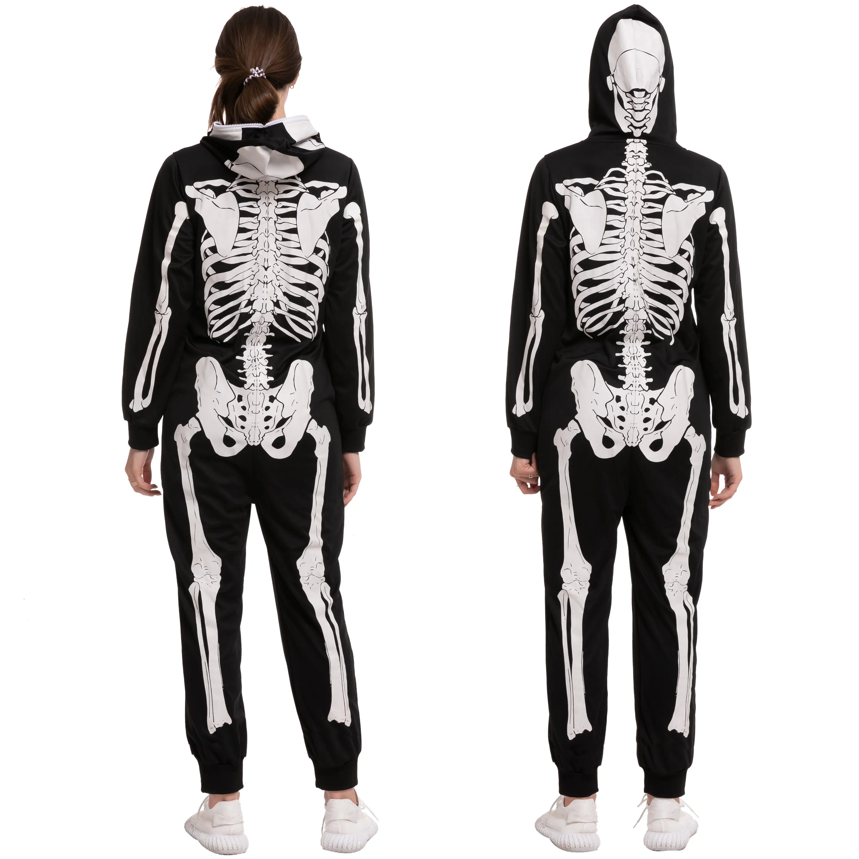 Skeleton Glow in the Dark jumpsuit for Women